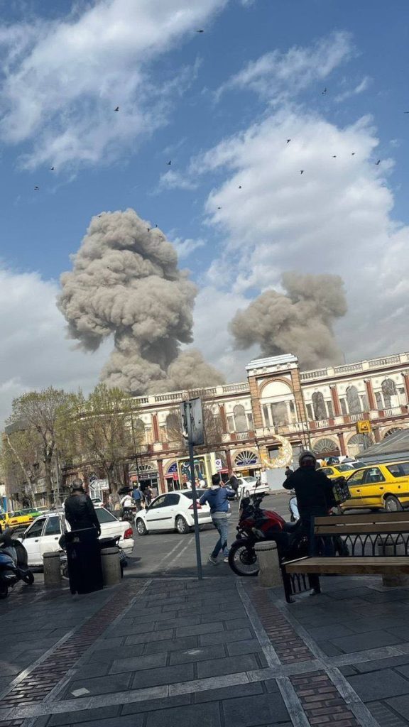 photo: Smoke rises following an explosion, after Israel and the US launched strikes on Iran, in Tehran, Iran, February 28, 2026.