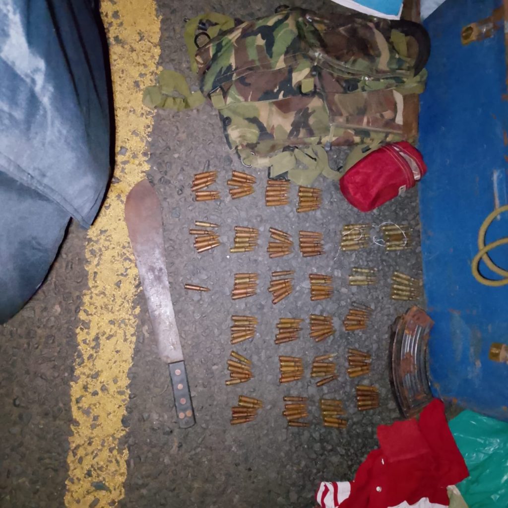 Ammunition discovered in a Lamu-bound bus by police on May 2.
Photo
DCI